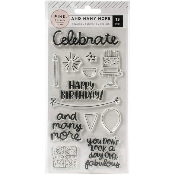 Scrapbooking  And Many More Clear Acrylic Stamps 13/Pkg
