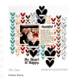 Scrapbooking  Elles Studio - Grateful Stamp kit