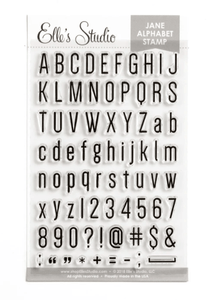 Scrapbooking  Elles Studio Jane Alphabet Stamp Set kit