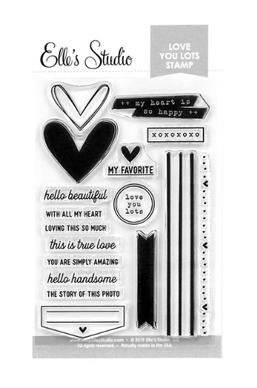 Scrapbooking  Elles Studio - Love You Lots Stamp Set kit