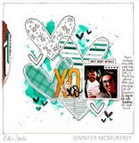 Scrapbooking  Elles Studio - Love You Lots Stamp Set kit