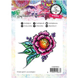 Scrapbooking  Studio Light Art By Marlene 3.0 Stamps NR. 32, Painterly Flower stamp