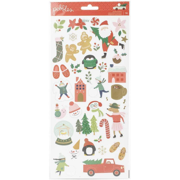 Scrapbooking  Merry Little Christmas Cardstock Stickers 6