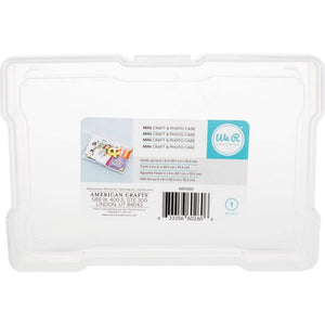 Scrapbooking  We R Memory Keepers Craft & Photo Translucent Plastic Storage 4"X6" Case storage