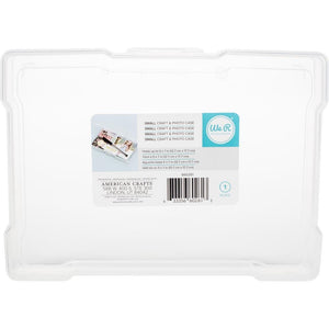 Scrapbooking  We R Memory Keepers Craft & Photo Translucent Plastic Storage 5"X7" Case storage