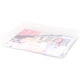 Scrapbooking  We R Memory Keepers Craft & Photo Translucent Plastic Storage 5"X7" Case storage