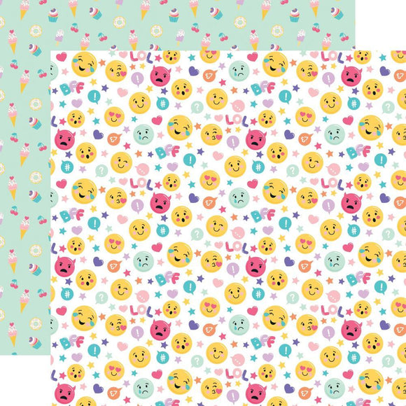 Scrapbooking  Teen Spirit Girl Double-Sided Cardstock 12