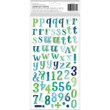 Scrapbooking  Shimelle Never Grow Up Thickers Stickers 131/Pkg Here We Go Alphabet/Foam thickers