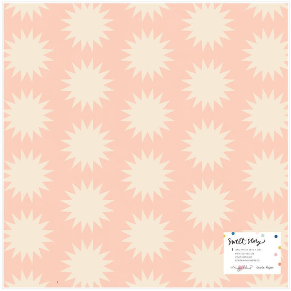 Scrapbooking  Maggie Holmes Sweet Story Single-Sided Vellum 12