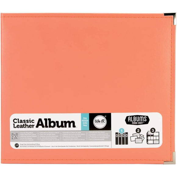 Scrapbooking  We R Classic Leather D-Ring Album 12