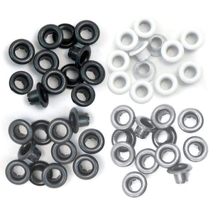 Scrapbooking  We R Memory Keepers Standard Eyelets - Black/Gray