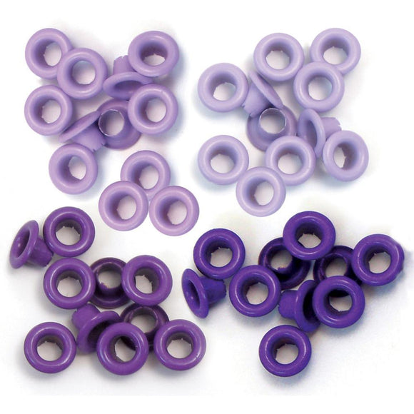 Scrapbooking  We R Memory Keepers Standard Eyelets - Purple Pack