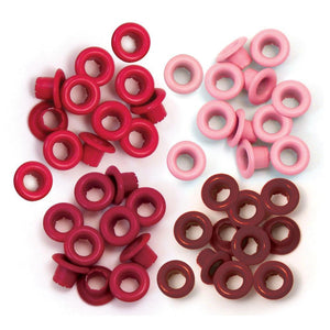 Scrapbooking  We R Memory Keepers Standard Eyelets - Red Pack