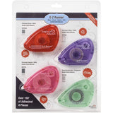Scrapbooking  Scrapbook Adhesives E-Z Runner Value Pack 4/Pkg Strips, Vellum, Squares & Dots adhesive