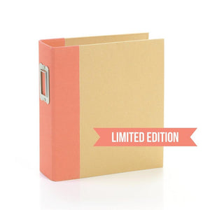 Scrapbooking  Simple Stories Sn@p! Binder 6"X8" Coral - Limited Edition 6"x8" Albums