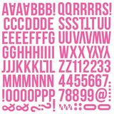 Scrapbooking  Simple Stories Color Vibe Foam Alpha Stickers 6"X12" 129/Pkg - Pink Alphas