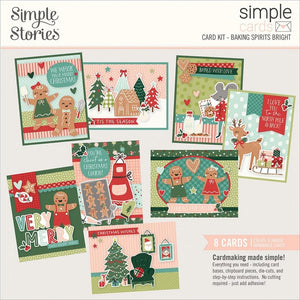 Scrapbooking  Simple Stories Simple Cards Card Kit Baking Spirits Bright cards