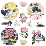 Scrapbooking  ***COMING SOON - Simple Vintage Indigo Garden Chipboard Clusters Chipboard