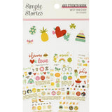 Scrapbooking  Best Year Ever Stickers 4"X6" 12/Pkg Embellishments