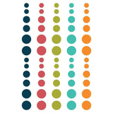 Scrapbooking  Going Places Enamel Dots Embellishments 60/Pkg Embellishments