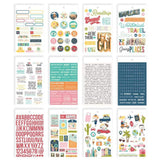 Scrapbooking  Going Places Stickers 4"X6" 12/Pkg Embellishments