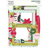 Scrapbooking  Holly Days Chipboard Frames 6pk Embellishments