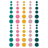 Scrapbooking  I Am Enamel Dots Embellishments 60/Pkg Embellishments