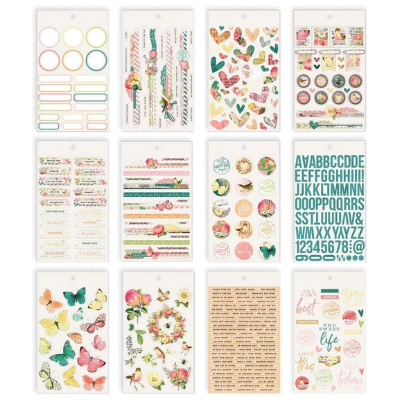 Scrapbooking  Simple Vintage Garden District Stickers 4