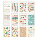 Scrapbooking  Simple Vintage Garden District Stickers 4"X6" 12/Pkg Embellishments