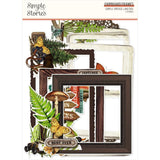 Scrapbooking  Simple Vintage Lakeside Chipboard Frames 6pk Embellishments