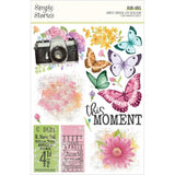 Scrapbooking  Simple Vintage Life In Bloom Rub-Ons 2x (6x8 transfer sheets) Embellishments