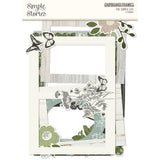 Scrapbooking  The Simple Life Chipboard Frames 6pk Embellishments