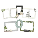 Scrapbooking  The Simple Life Chipboard Frames 6pk Embellishments