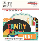 Scrapbooking  Family Fun Bits & Pieces Die-Cuts 39/Pkg Journal Ephemera
