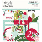 Scrapbooking  Holly Days Bits & Pieces Die-Cuts 30/Pkg Journal ephemera