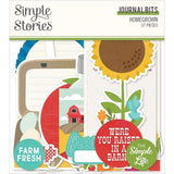 Scrapbooking  Homegrown Bits & Pieces Die-Cuts 37/Pkg Journal Ephemera