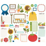 Scrapbooking  Homegrown Bits & Pieces Die-Cuts 37/Pkg Journal Ephemera