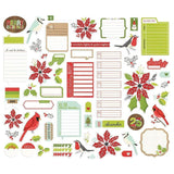 Scrapbooking  Make It Merry Bits & Pieces Die-Cuts 60/Pkg Journal Ephemera