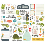 Scrapbooking  Pet Shoppe Bits & Pieces Die-Cuts 49/Pkg Ephemera