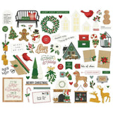 Scrapbooking  Simple Stories Hearth & Holiday Bits & Pieces Die-Cuts 61/Pkg Ephemera