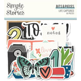 Scrapbooking  Simple Stories Life Captured Bits & Pieces Die-Cuts 60/Pkg Ephemera