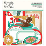 Scrapbooking  Simple Stories Mix & A-Mingle Bits & Pieces Die-Cuts 34/Pkg Journal Ephemera