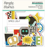 Scrapbooking  Simple Stories Say Cheese Tomorrow At The Park Bits & Pieces Die-Cuts 48/Pk Ephemera