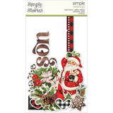 Scrapbooking  Simple Stories Simple Pages Page Pieces Simple Vintage Christmas Lodge 13pk Ephemera