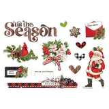 Scrapbooking  Simple Stories Simple Pages Page Pieces Simple Vintage Christmas Lodge 13pk Ephemera