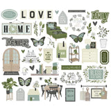 Scrapbooking  Simple Stories The Simple Life Bits & Pieces Die-Cuts 50/Pkg Ephemera