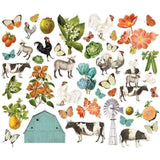 Scrapbooking  Simple Vintage Farmhouse Garden Bits & Pieces Die-Cuts 44/Pk Garden Ephemera