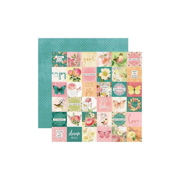 Scrapbooking  Simple Vintage Garden District Double-Sided Cardstock 12