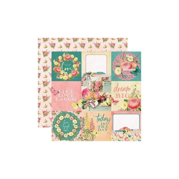 Scrapbooking  Simple Vintage Garden District Double-Sided Cardstock 12
