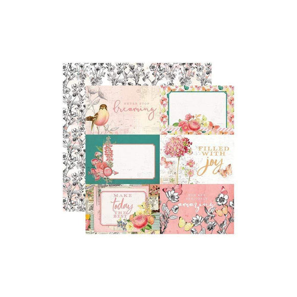 Scrapbooking  Simple Vintage Garden District Double-Sided Cardstock 12